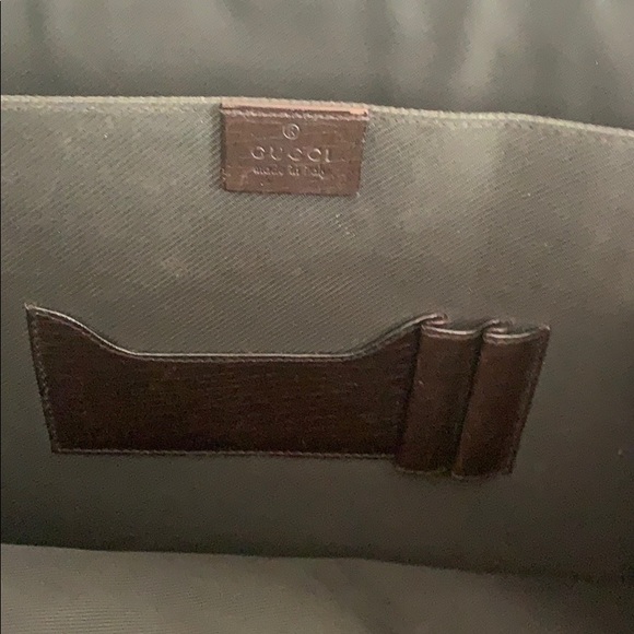 Gucci attaché / laptop case clutch - Picture 2 of 6
